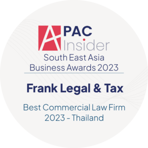FRANK Legal & Tax Named “Best Commercial Law Firm in Thailand” by South East Asia Business Awards