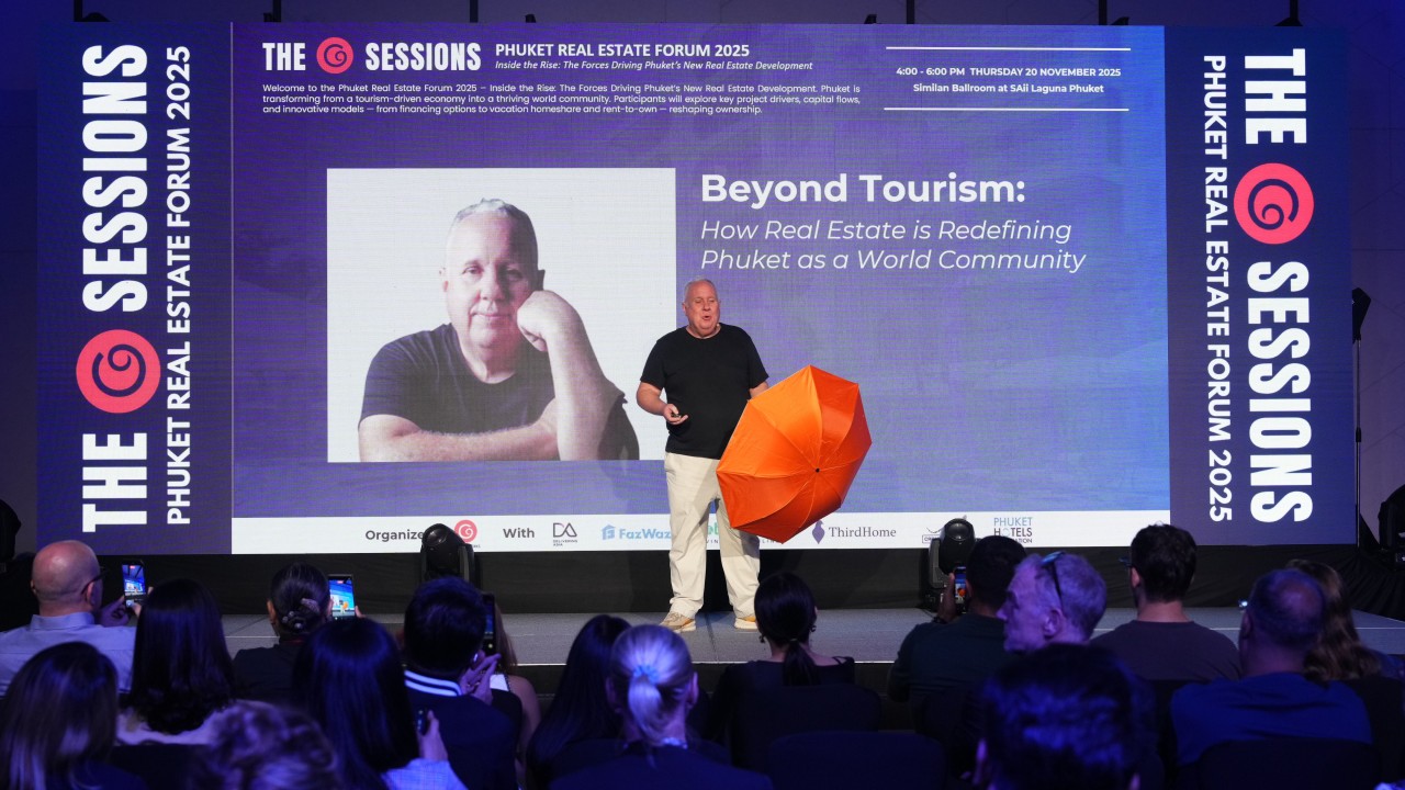 Phuket Real Estate Forum 2025 venue at SAii Laguna Phuket Panel discussion at Phuket Real Estate Forum 2025